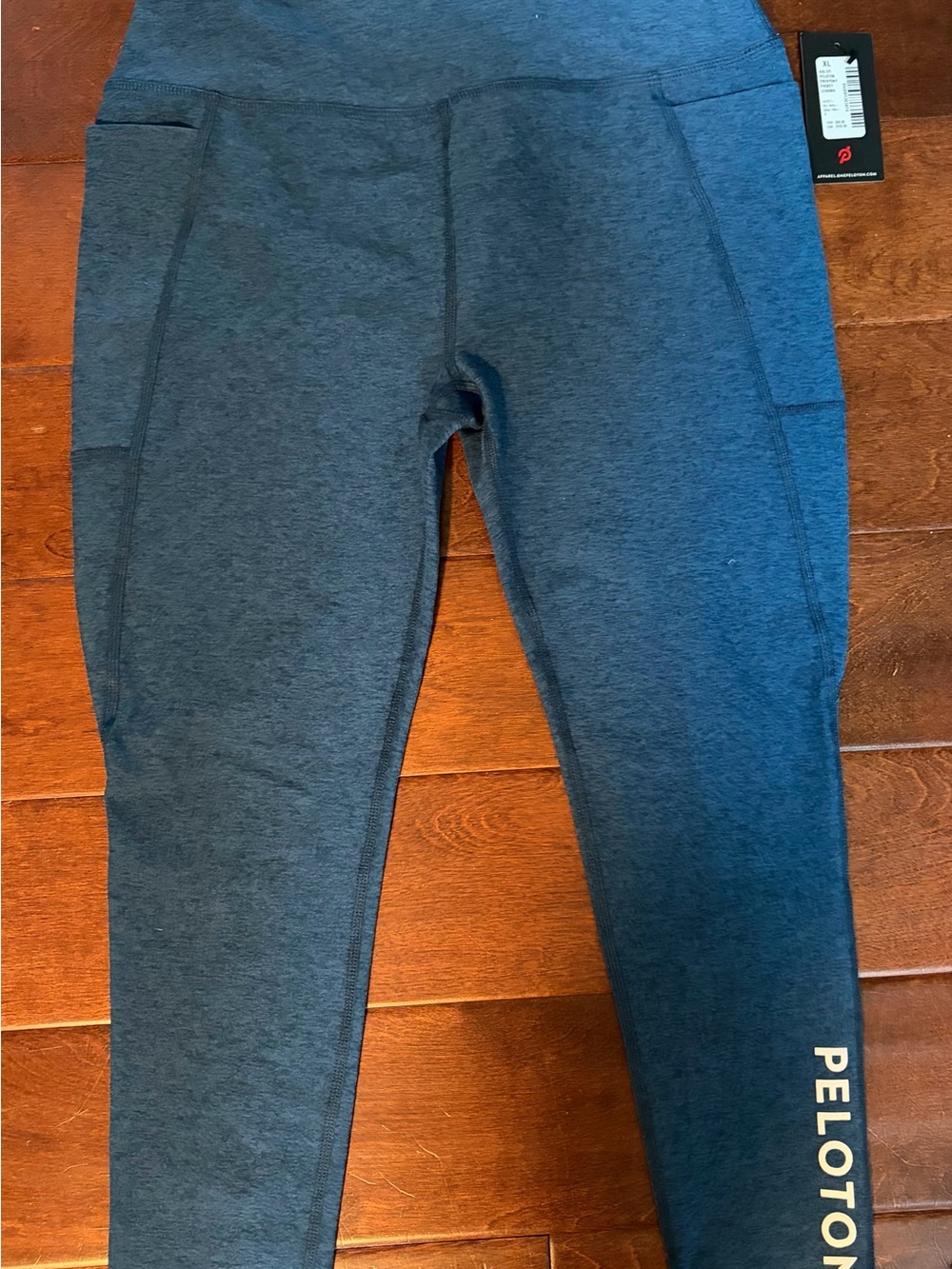 Peloton x Beyond Yoga Navy Blue Active Leggings with Side Pockets